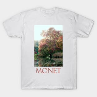 Tree by the Water by Claude Monet T-Shirt